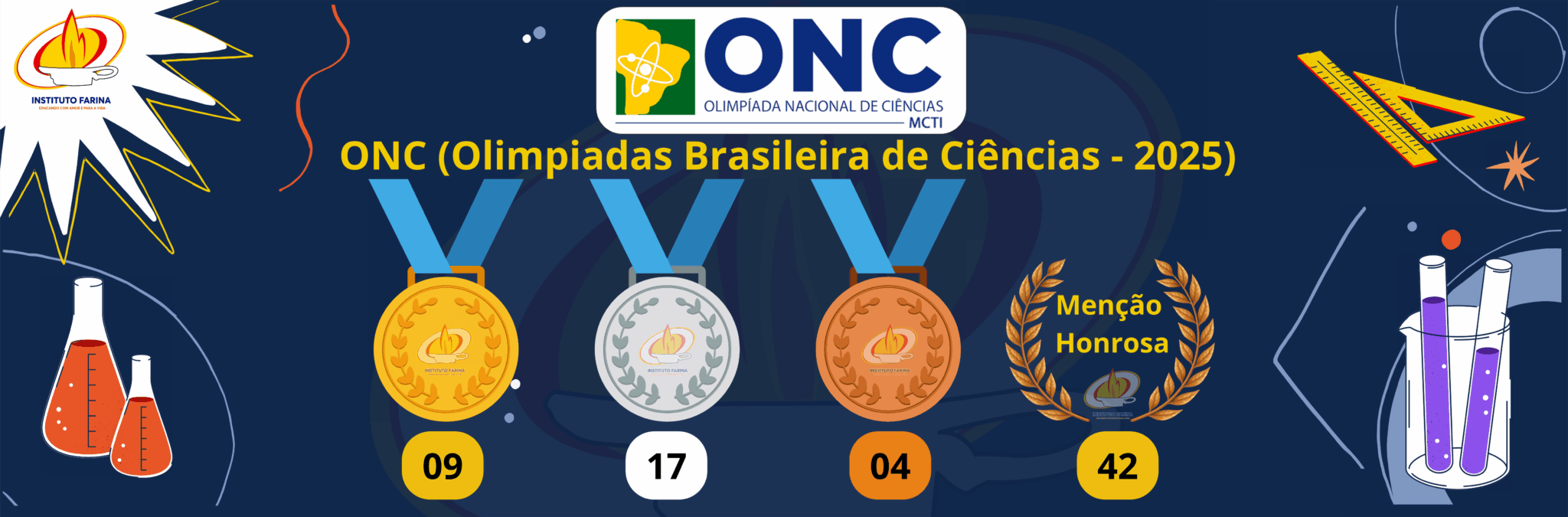 Olimpíada Brasileira de Ciências 2025. – Instituto Farina