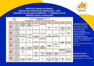 img-Horário de Avaliações Seml Fund.II 1ª UNID. LETIVA  PERÍODO 28-03 a 04-04-2025 MyAluno